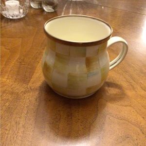 McKenzie Childs enamel coffee mug